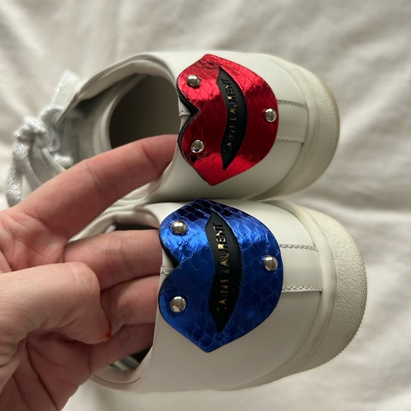 Saint Laurent Women’s Sneakers Size 38.5 (YSL authentic shoes, sneakers) - Picture 3 of 13